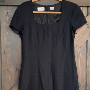 Vintage 90's little dress black sheath size 10 Liz Claiborne